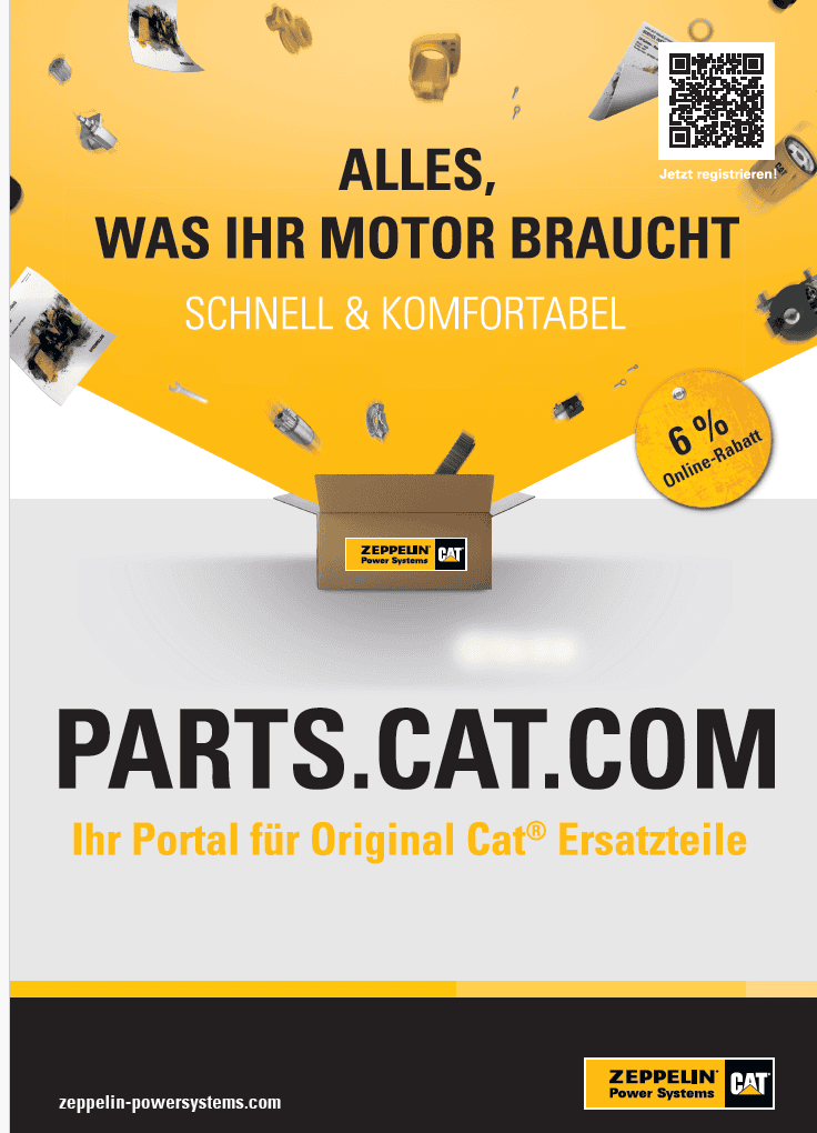Jetzt Broschüre zum Cat Ersatzteilshop herunterladen!