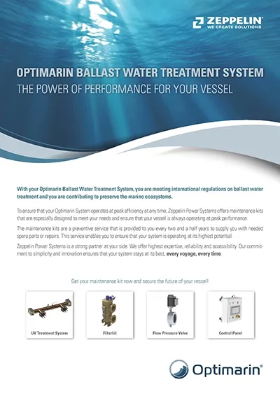 Image for Optimarin Ballastwasserbehandlung