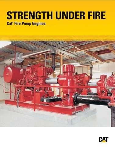 cat fire pump engines cover